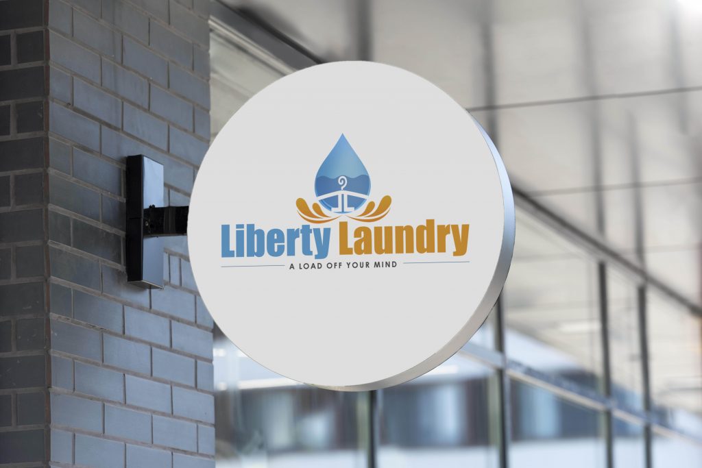 Liberty Laundry Logo - Digitally Atanu