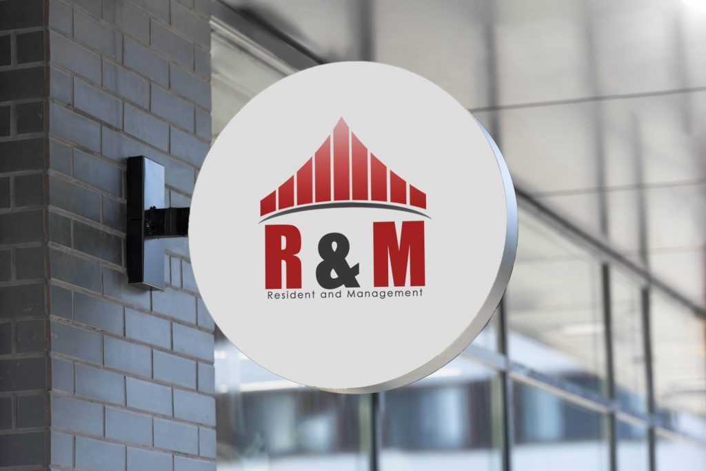 R&M Construction Logo - Digitally Atanu
